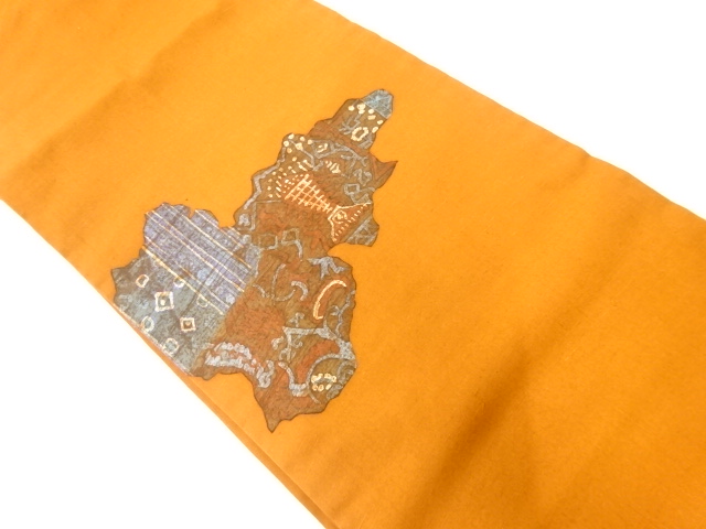 JAPANESE NAGOYA OBI / TSUMUGI / ABSTRACT